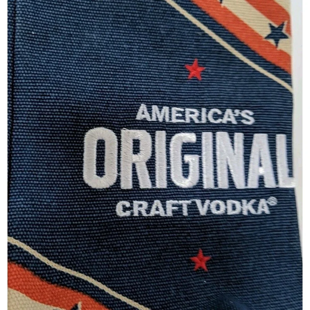 Tito's Handmade Vodka Gift Bag  Bottle Sleeve Austin Texas Red White Blue